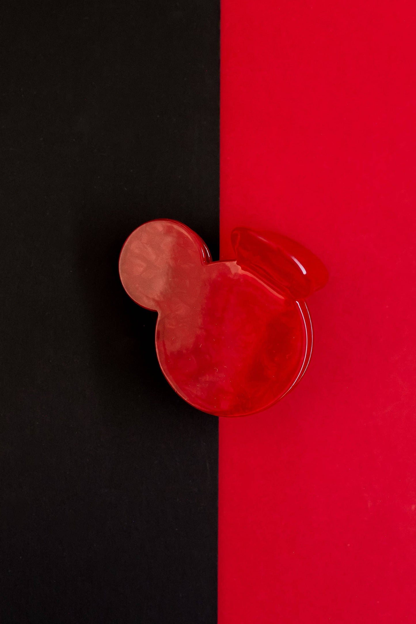 Red Large Mouse Claw Clip