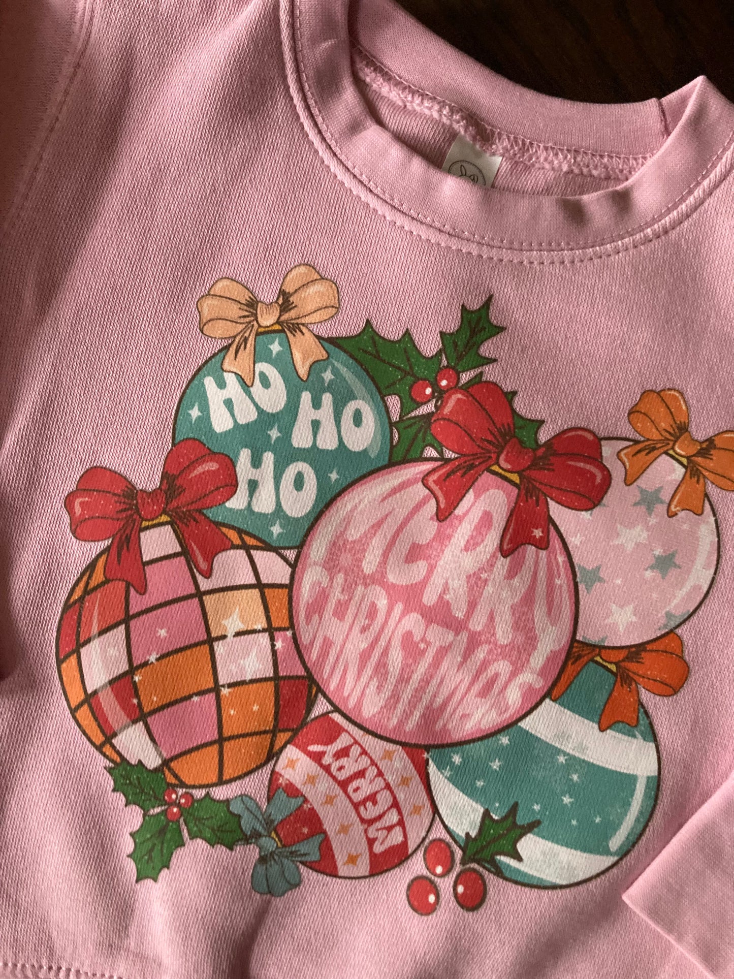 Retro Ornament Mom & Mini Crewneck Sweatshirts