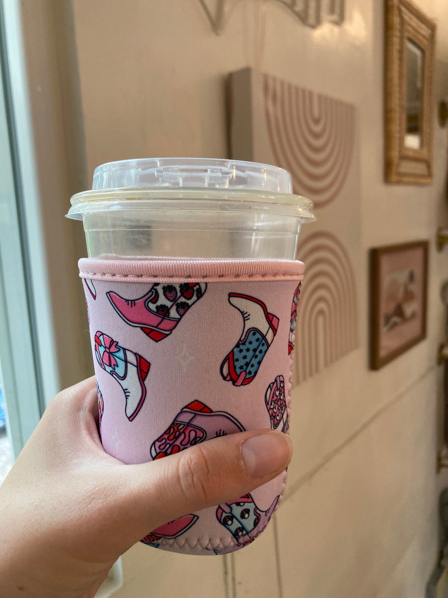 Cowgirl Boots Coffee Sleeve