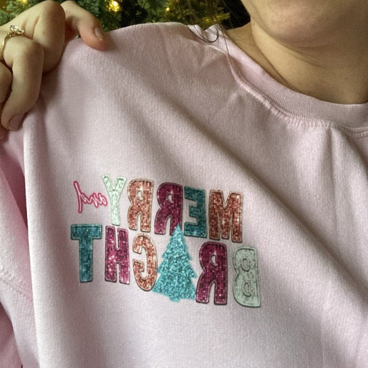 Merry & Bright Crewneck Sweatshirt