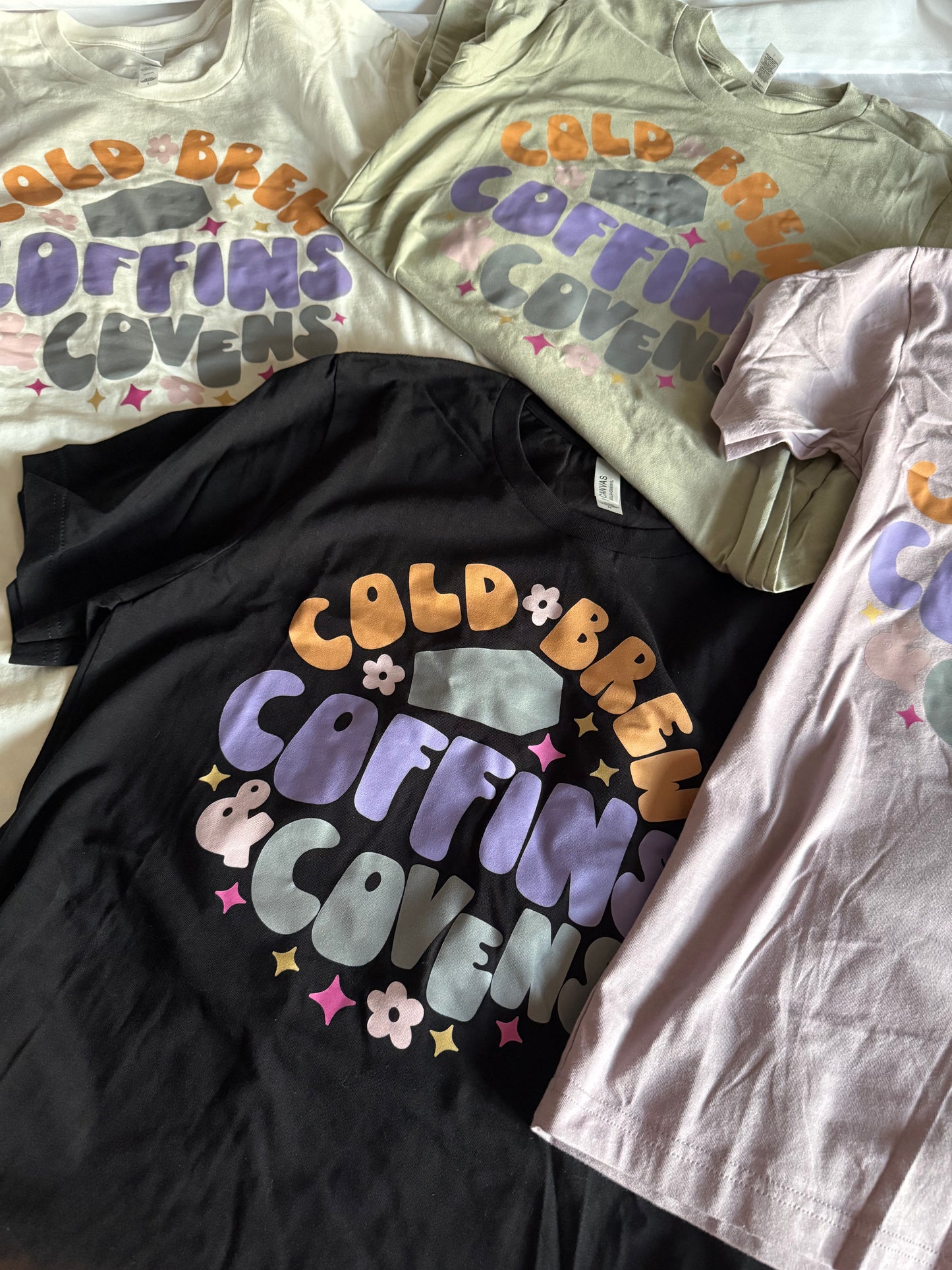 Cold Brew, Coffins & Covens Shirt