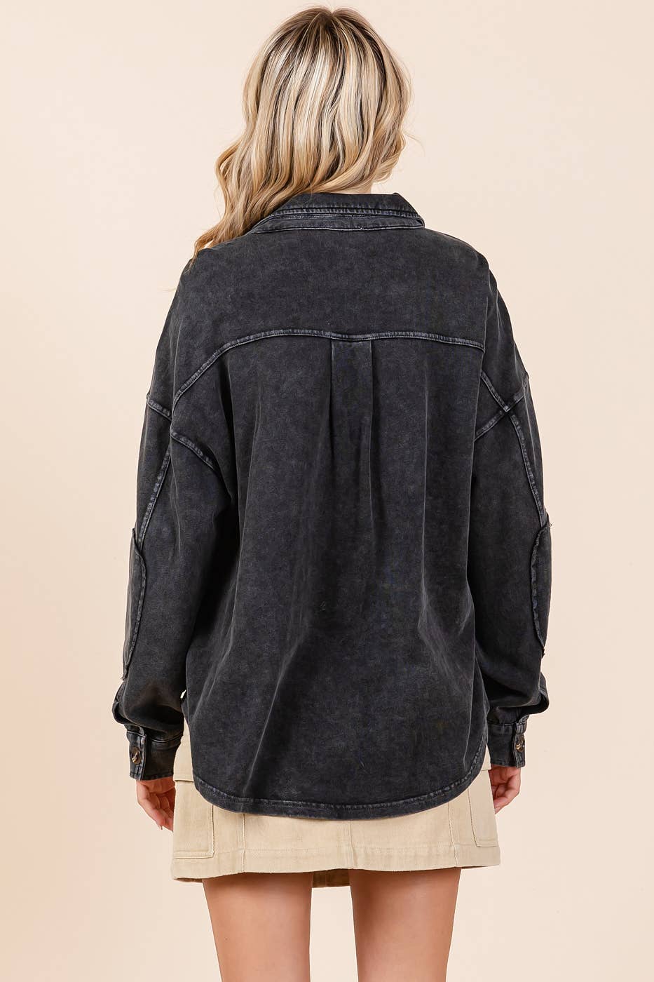 He Better Have a Motorcycle! Black Shacket