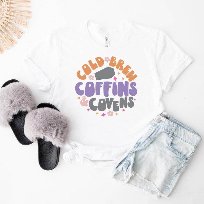 Cold Brew, Coffins & Covens Shirt